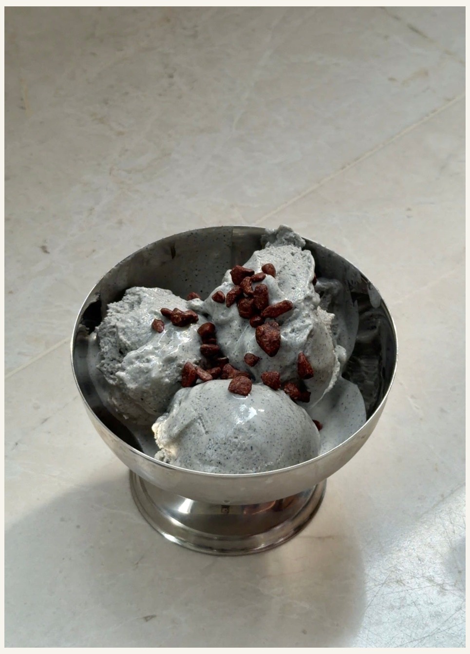 Black Sesame Ice Cream