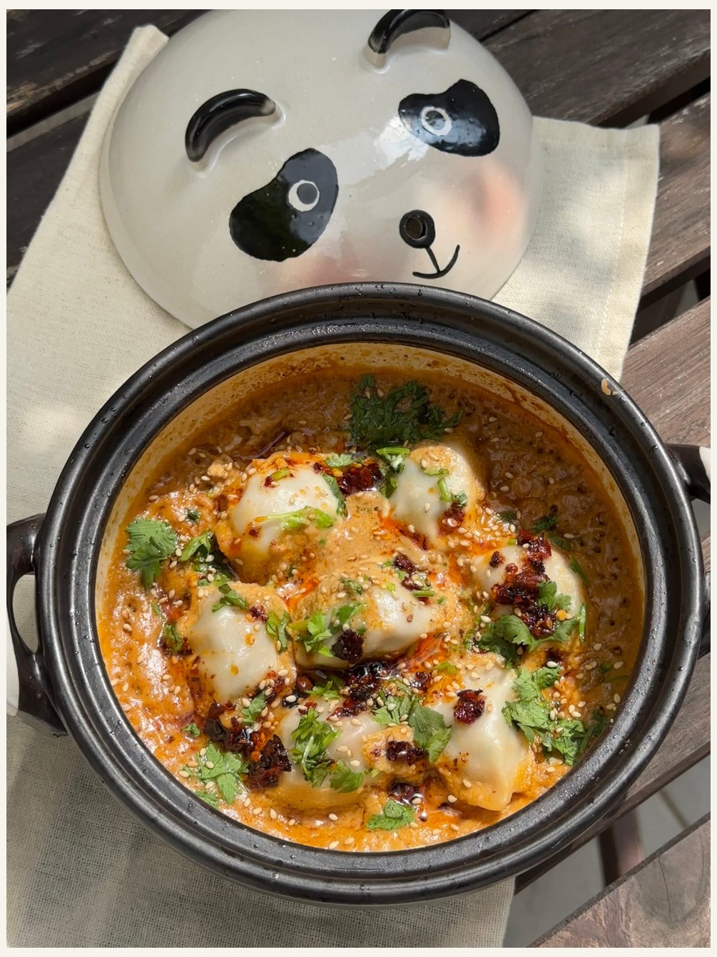 Spicy Miso Soup Dumplings