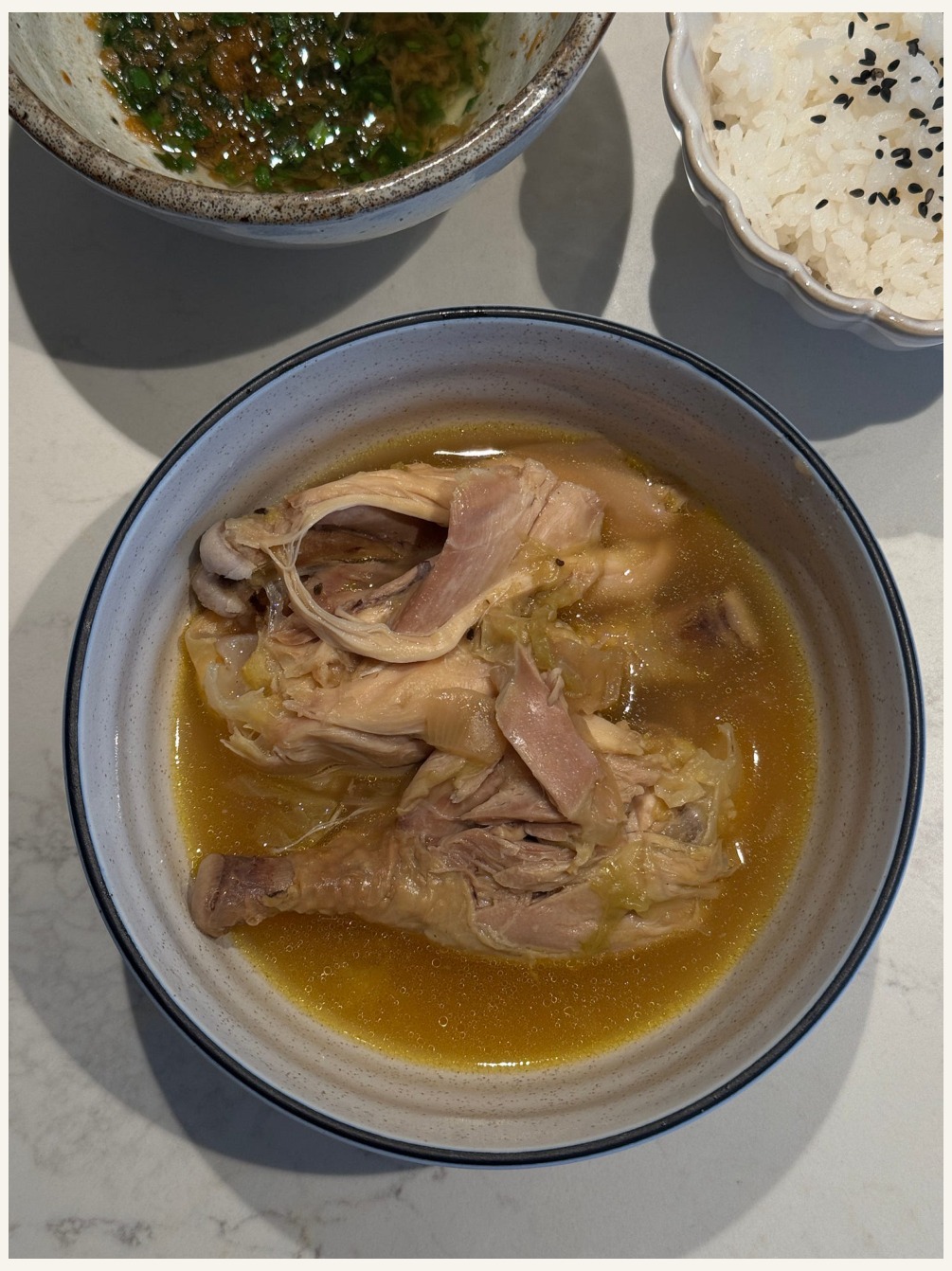 Waterless Chicken Soup